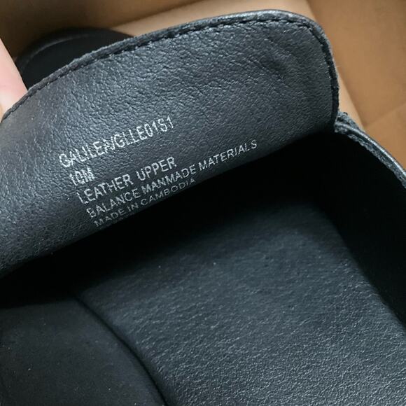 Steve Madden Black Loafers Leather Upper Size 10 NIB - Picture 6 of 7